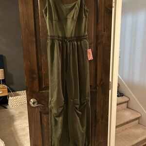 Olive Green Women's Jumpsuit-